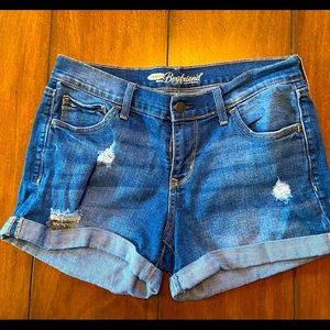 Old Navy boyfriend cuffed denim shorts